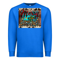 True Royal merry christmas cross tumbler Premium Sweatshirt - JahusDesignShop