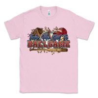 Bubblegum Pink Take me out to ball game baseball Classic Tee - HowdyJamesFarm