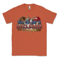 Copper Take me out to ball game baseball Classic Tee - HowdyJamesFarm
