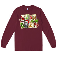 Burgundy warm and cozy donkey Long Sleeve Tee - FaDigitalArtStudio