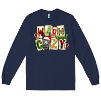 Navy warm and cozy donkey Long Sleeve Tee - FaDigitalArtStudio