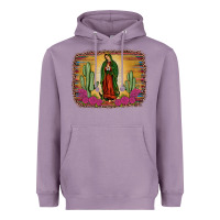 Lavender western our lady of Guadalupe Heavyweight Hoodie - JahusDesignShop