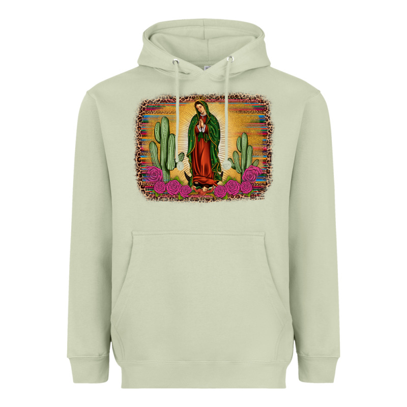 Western Our Lady Of Guadalupe Heavyweight Hoodie by JahusDesignShop | Teevron