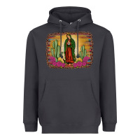 Smoke western our lady of Guadalupe Heavyweight Hoodie - JahusDesignShop