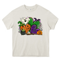 Cream halloween heart Heavy Core Tee - CowGirlArtShop