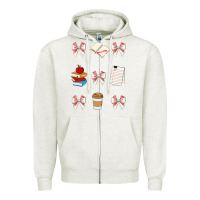 Oatmeal Heather teacher Zipper Hoodie - JahusDesignShop