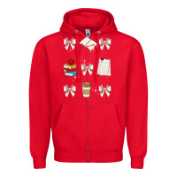 Red teacher Zipper Hoodie - JahusDesignShop