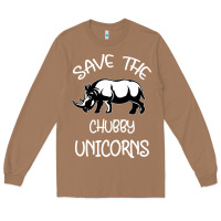 Toasted Coconut save the chubby unıcorns Long Sleeve Tee - Bettercallsaul