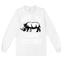 White save the chubby unıcorns Long Sleeve Tee - Bettercallsaul
