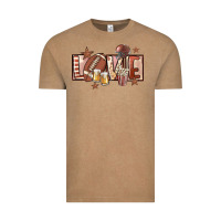 Vintage Coffee football love Vintage Tee - FaDigitalArtStudio