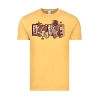 Vintage Mustard football love Vintage Tee - FaDigitalArtStudio