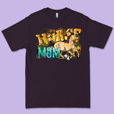 Horse Mom Rope Mother's Day Premium Tee Designed By Howdyjamesfarm