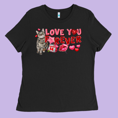Love You Forever Ladies Tee Designed By Fadigitalartstudio