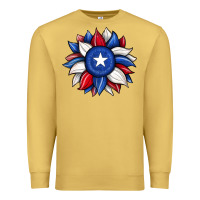 Antique Gold sunflower texas flag 2 Premium Sweatshirt - JahusDesignShop