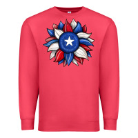 Cardinal sunflower texas flag 2 Premium Sweatshirt - JahusDesignShop