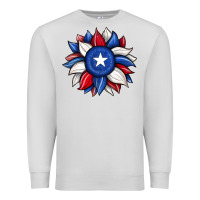 Dove Grey sunflower texas flag 2 Premium Sweatshirt - JahusDesignShop