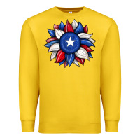 Lemon sunflower texas flag 2 Premium Sweatshirt - JahusDesignShop