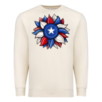 Sandshell sunflower texas flag 2 Premium Sweatshirt - JahusDesignShop