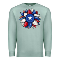 Seafoam sunflower texas flag 2 Premium Sweatshirt - JahusDesignShop