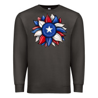 Smoke sunflower texas flag 2 Premium Sweatshirt - JahusDesignShop