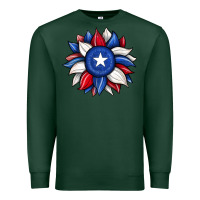 Sports Green sunflower texas flag 2 Premium Sweatshirt - JahusDesignShop