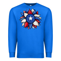 True Royal sunflower texas flag 2 Premium Sweatshirt - JahusDesignShop