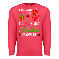 Cardinal i just want to drink hot chocolate watch christmas movies premium Premium Sweatshirt - baoMotion