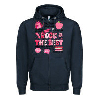 Navy rock the best Zipper Hoodie - JahusDesignShop