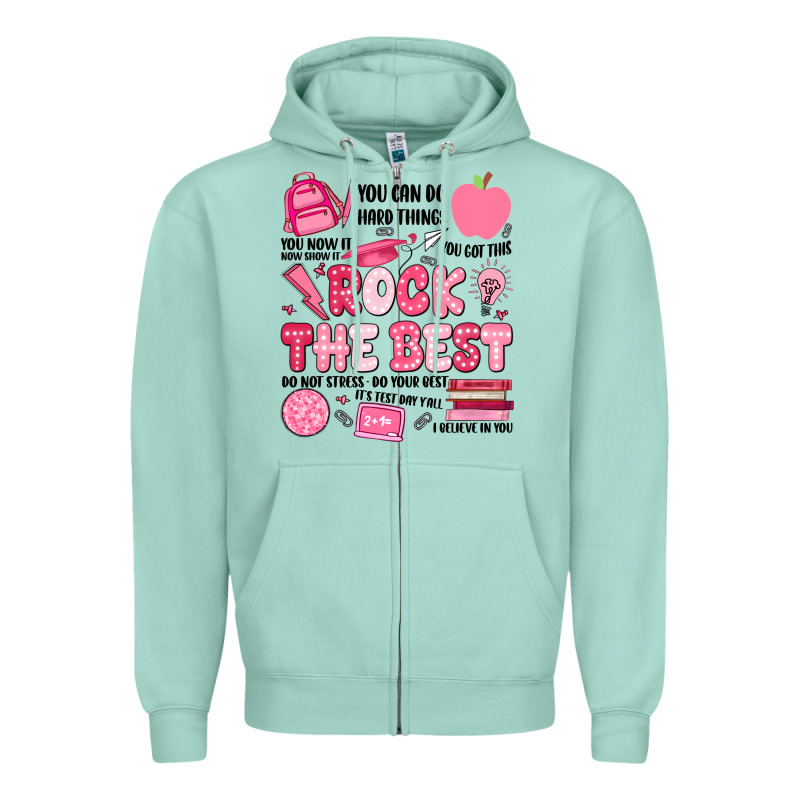 Rock The Best Zipper Hoodie by JahusDesignShop | Teevron