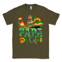 Army Green papa cito with sunflowers and sombrero Classic Tee - Artiststas