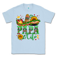 Dusty Blue papa cito with sunflowers and sombrero Classic Tee - Artiststas