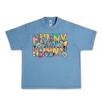 Pebble Blue Hunny Bunny Easter Urban Heavy Tee - BundleAndBundleShop