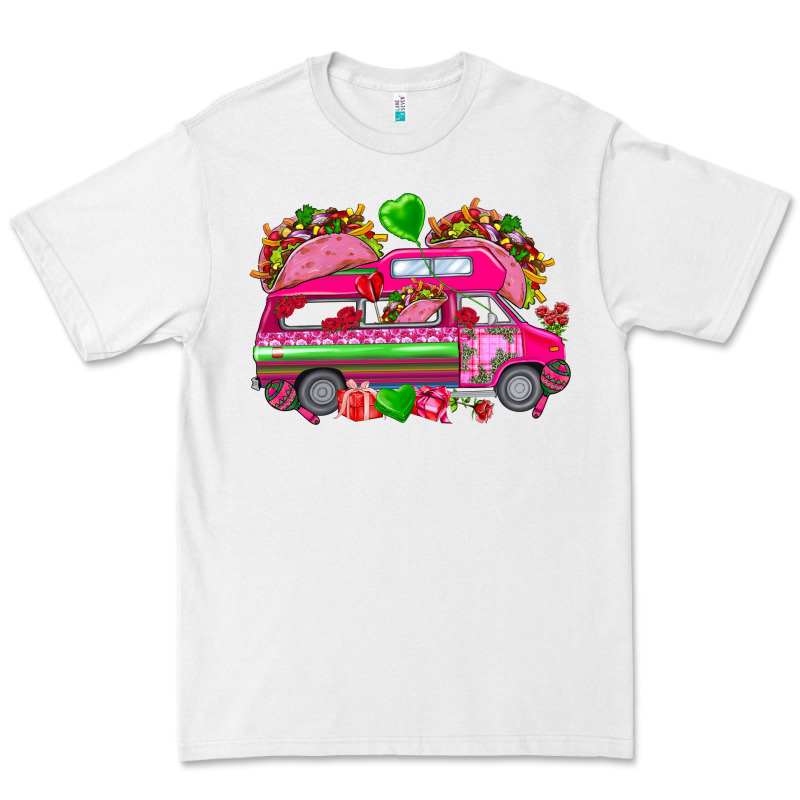 Valentine's Day Tacos Truck Mexico Premium Tee by HowdyJamesFarm | Teevron