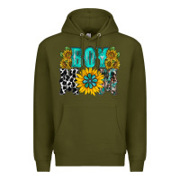 Army Green boy mom Premium Hoodie - RacoonDesign