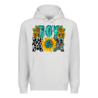 Dove Grey boy mom Premium Hoodie - RacoonDesign