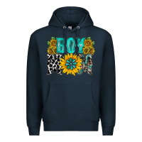 Navy boy mom Premium Hoodie - RacoonDesign