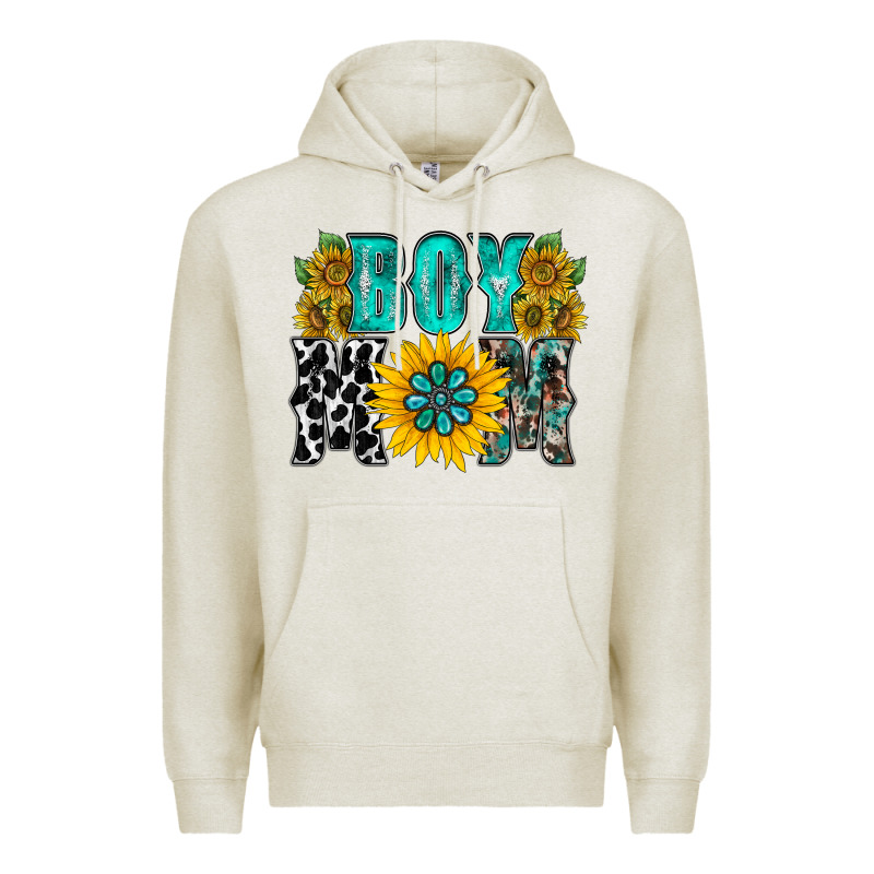 Boy Mom Premium Hoodie by RacoonDesign | Teevron