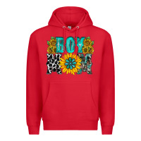 Red boy mom Premium Hoodie - RacoonDesign
