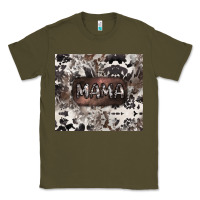 Army Green mama cowhide cowgirl Classic Tee - CowGirlArtShop