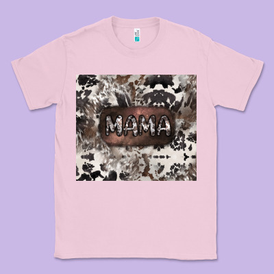 Mama Cowhide Cowgirl Classic Tee Designed By Cowgirlartshop