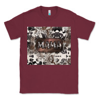 Burgundy mama cowhide cowgirl Classic Tee - CowGirlArtShop