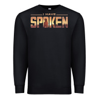 Black i have spoken Premium Sweatshirt - baoMotion