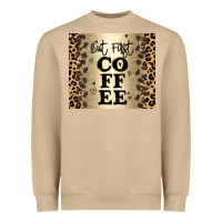 Mushroom but first coffee Heavyweight Sweatshirt - JahusDesignShop