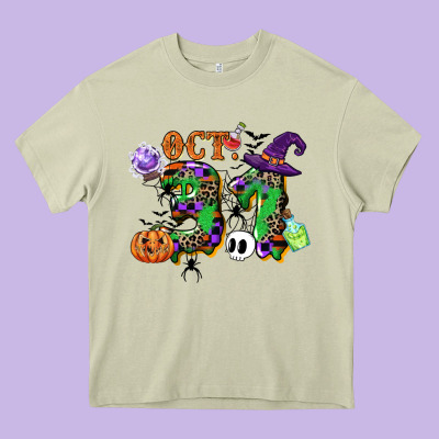 October 31 Heavy Core Tee Designed By Cowgirlartshop