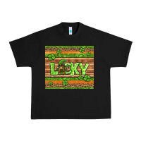 Black st Patricks lucky gnome Urban Heavy Tee - Jasminsmagicworld