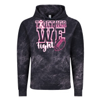 Cloud Black Together WE Fight Vintage Hoodie - CowhideDigitalArt