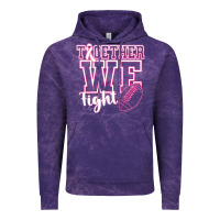 Cloud Purple Together WE Fight Vintage Hoodie - CowhideDigitalArt