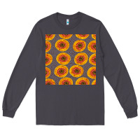 Smoke african fabric seamless pattern Long Sleeve Tee - BundleAndBundleShop