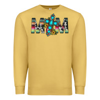 Antique Gold mom cross Premium Sweatshirt - JahusDesignShop