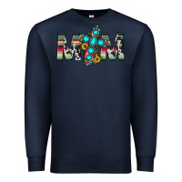 Navy mom cross Premium Sweatshirt - JahusDesignShop
